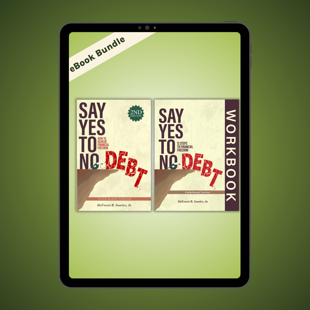 Say Yes To No Debt eBook and eWorkbook (Faith-Based Set)