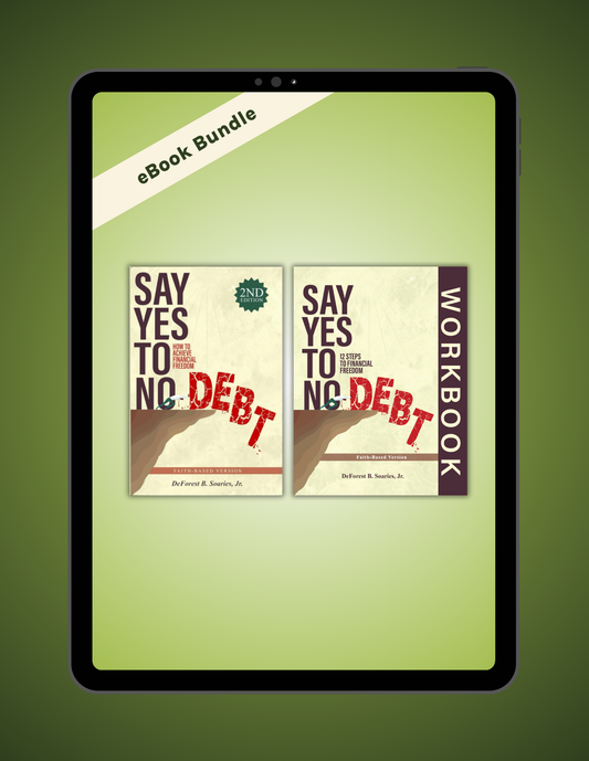 Say Yes To No Debt eBook and eWorkbook (Faith-Based Set)